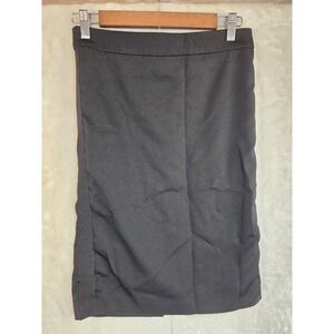 Tamar Black Pencil Skirt Womens Size 6 Midi Professional Workwear Career Stretch